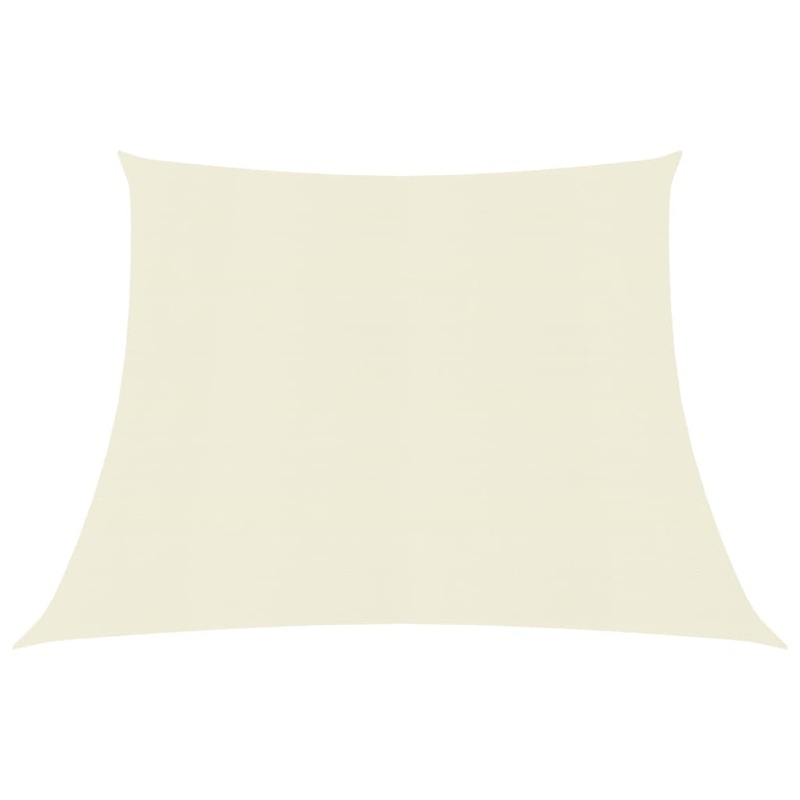 Berkfield Sunshade Sail 160 g/m__ Cream 4/5×3 m HDPE
