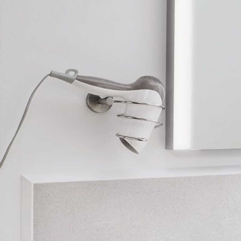 Kleine Wolke Hair Dryer Holder Allegra Chrome
