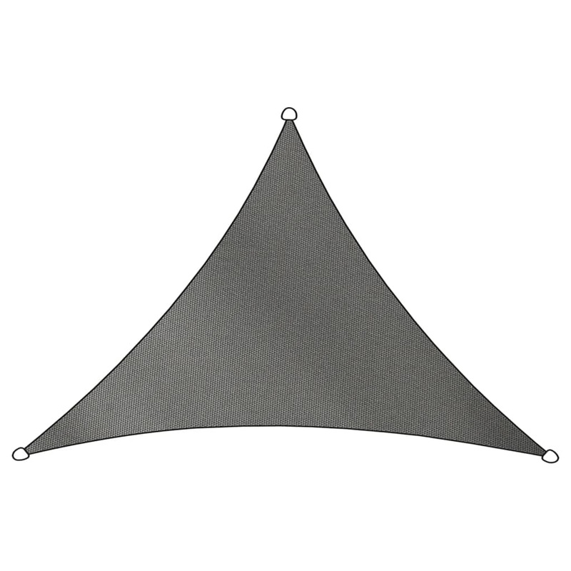 Livin’outdoor Shade Cloth Como Polyester Triangle 3×2.5×2.5 m Grey