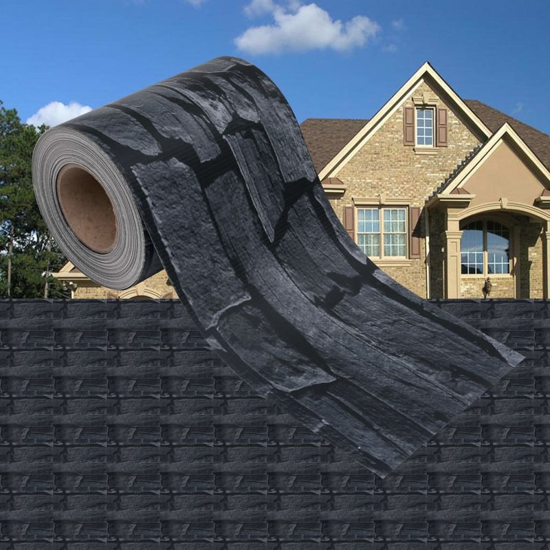 Berkfield Garden Privacy Screen PVC 35×0.19 m Stone Look Grey