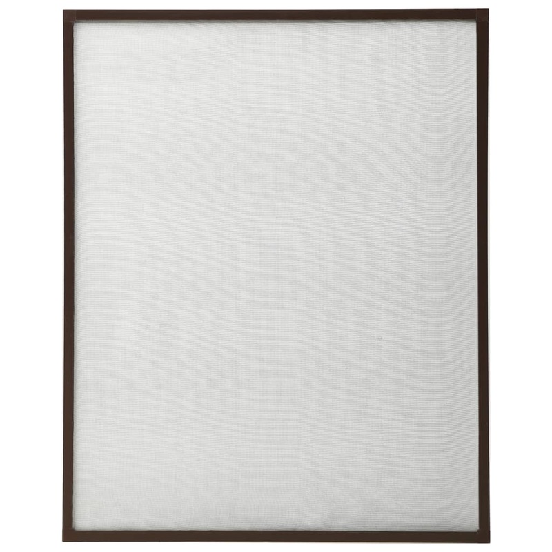 Berkfield Insect Screen for Windows Brown 90×120 cm