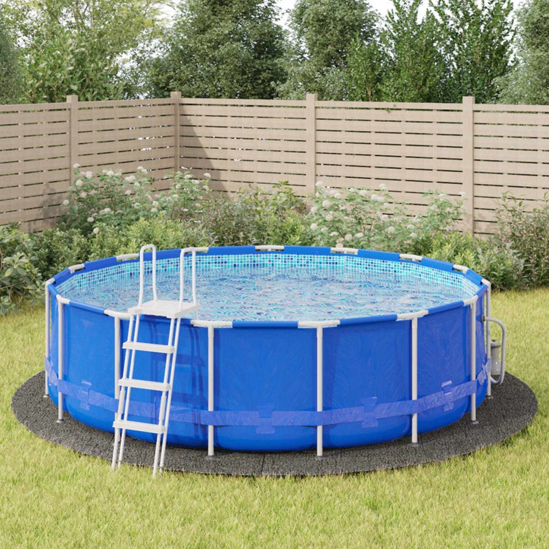 Berkfield Pool Ground Cloth Light Grey _500 cm Polyester Geotextile