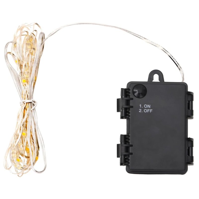 Berkfield LED String Lights with 110 LEDs and Fan 1100 cm