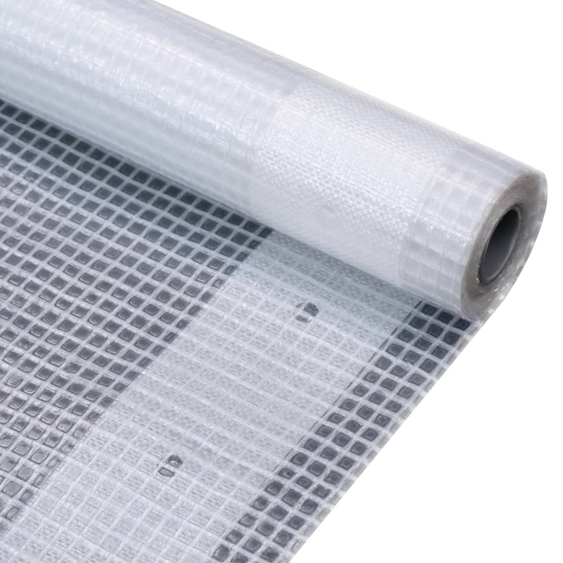 Berkfield Leno Tarpaulin 260 g/m__ 4×10 m White