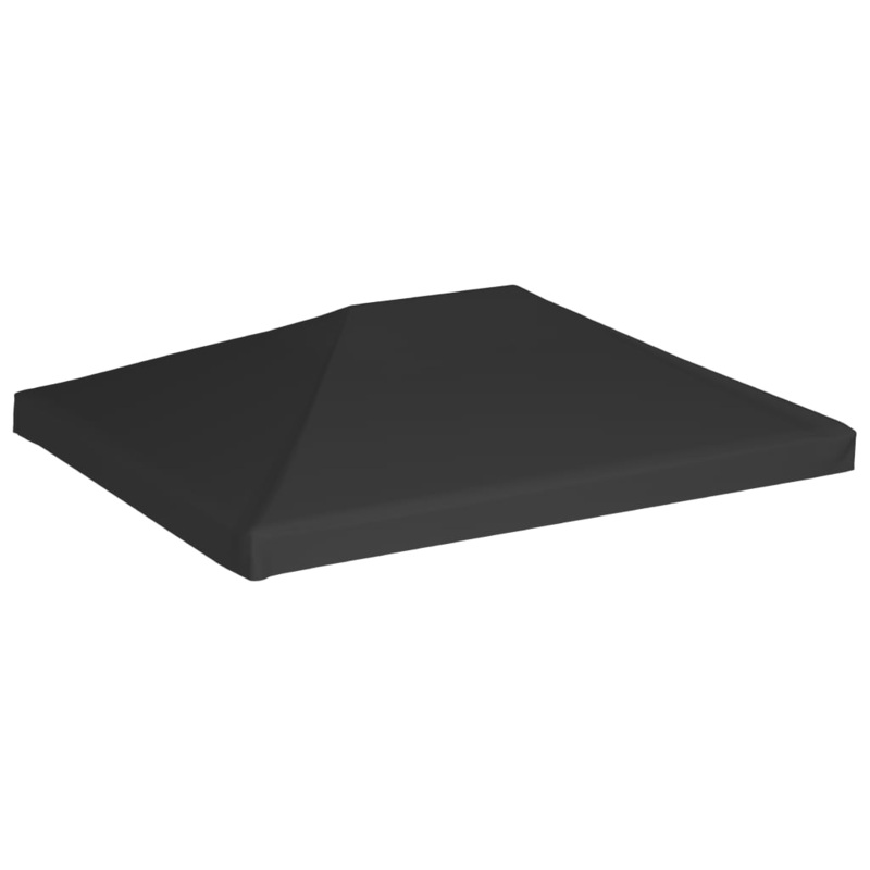 Berkfield Gazebo Top Cover 270 g/m__ 4×3 m Black