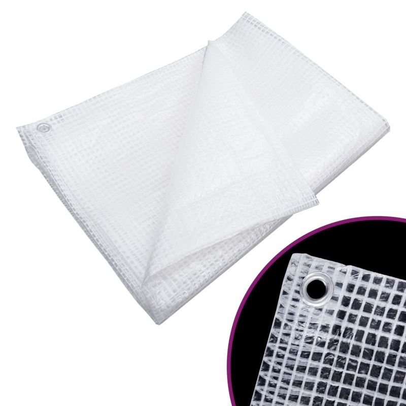 Berkfield Leno Tarpaulin 140 g/m__ 3×3 m White