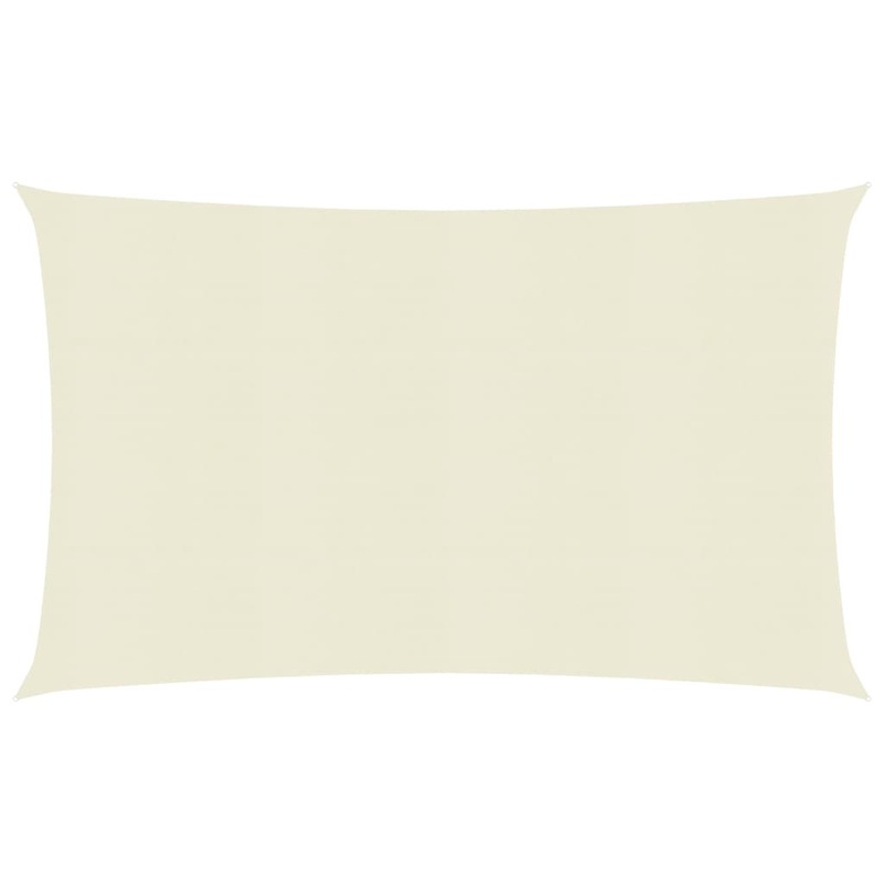 Berkfield Sunshade Sail 160 g/m__ Cream 2.5×4 m HDPE