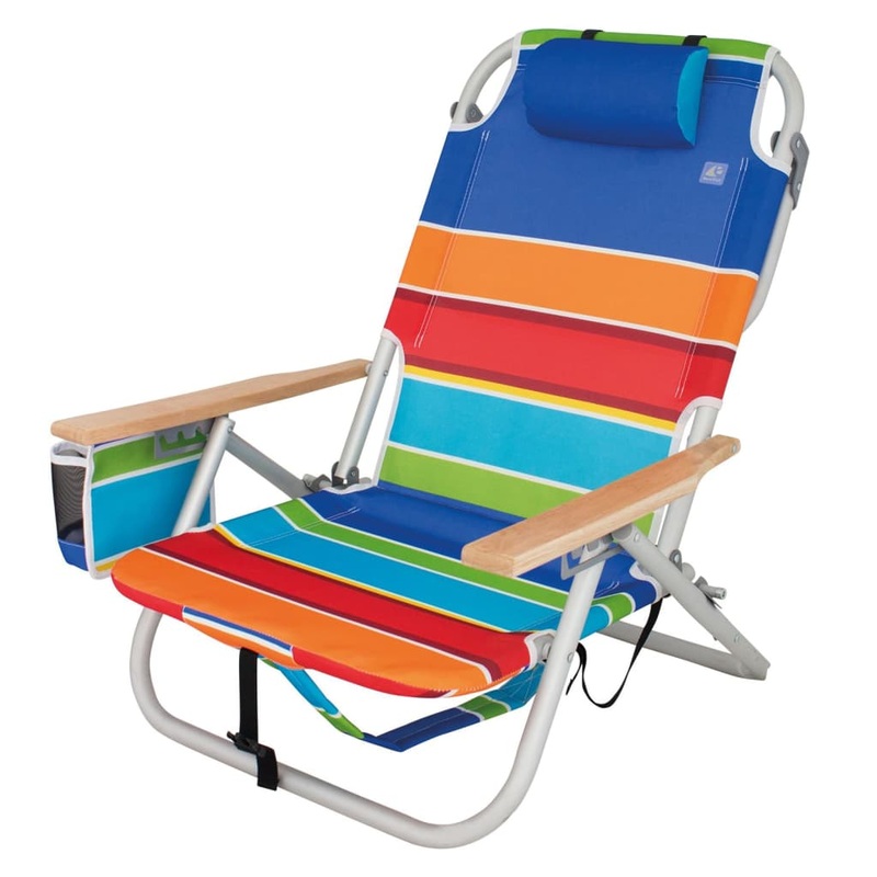 Eurotrail 2-in-1 Beach Chair Sete Colour Stripes