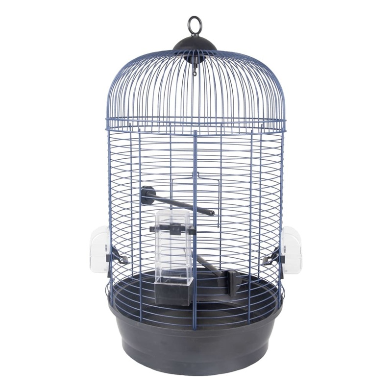 FLAMINGO Parakeet Cage Sanna 2 35x35x67 cm Metallic Blue