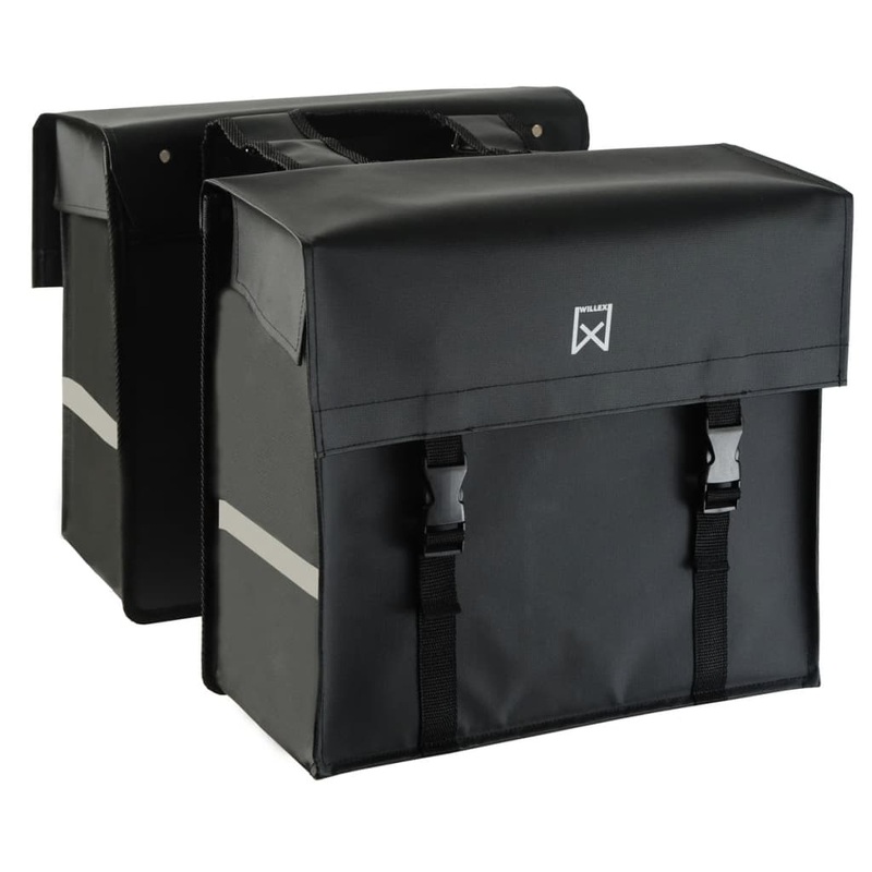 Willex Bicycle Panniers Tarpaulin 40 L Matt Black