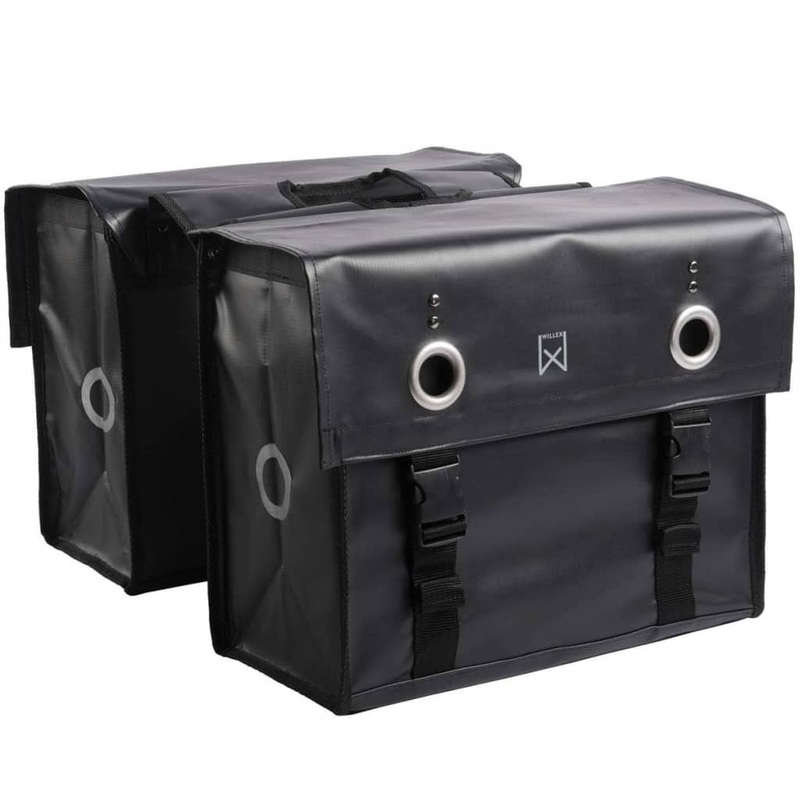 Willex Bicycle Panniers Tarpaulin 52 L Matt Black