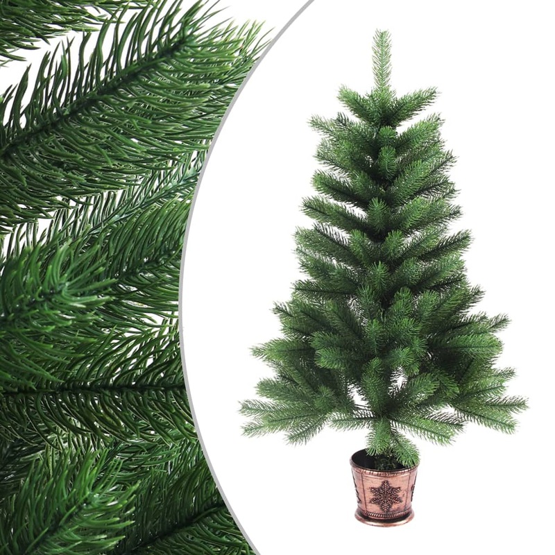 Berkfield Artificial Christmas Tree Lifelike Needles 65 cm Green