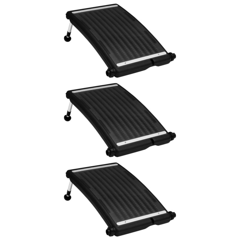 Berkfield Curved Pool Solar Heating Panels 3 pcs 72.5×46 cm