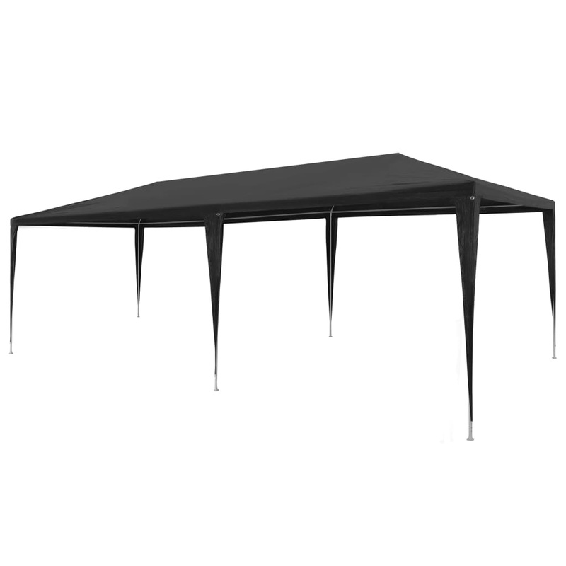 Berkfield Party Tent 3×6 m PE Anthracite