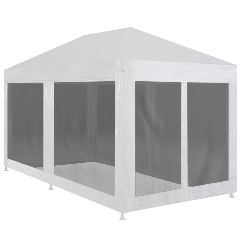 Berkfield Party Tent with 6 Mesh Sidewalls 6×3 m