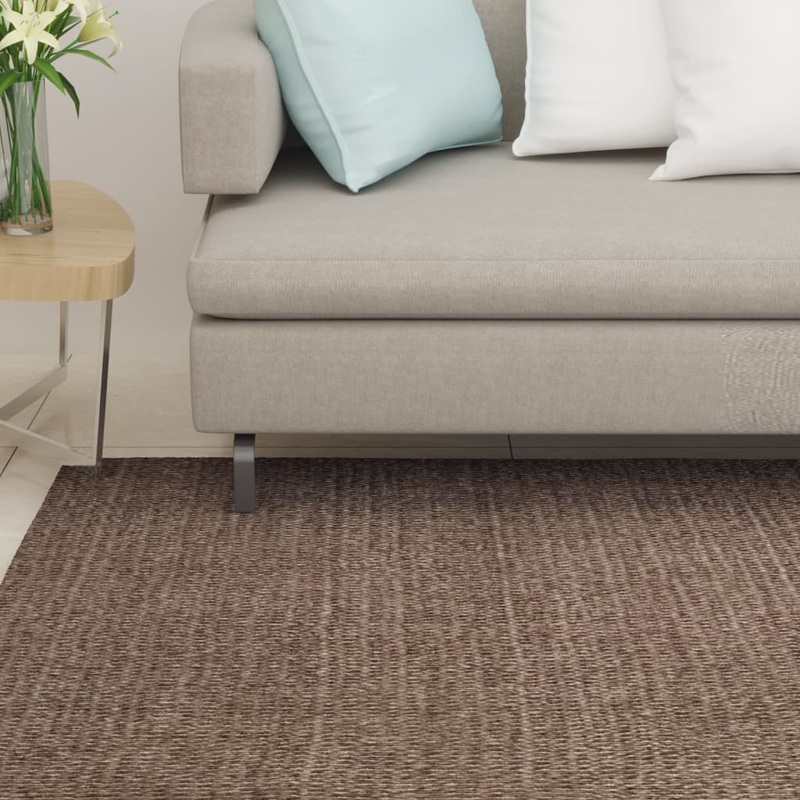 Berkfield Sisal Rug for Scratching Post Brown 80×250 cm