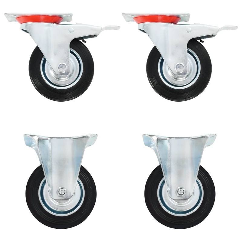 Berkfield 32 pcs Casters 100 mm