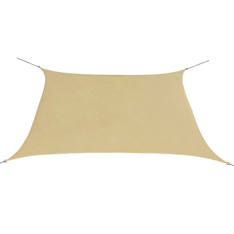 Berkfield Sunshade Sail Oxford Fabric Square 3.6×3.6 m Beige