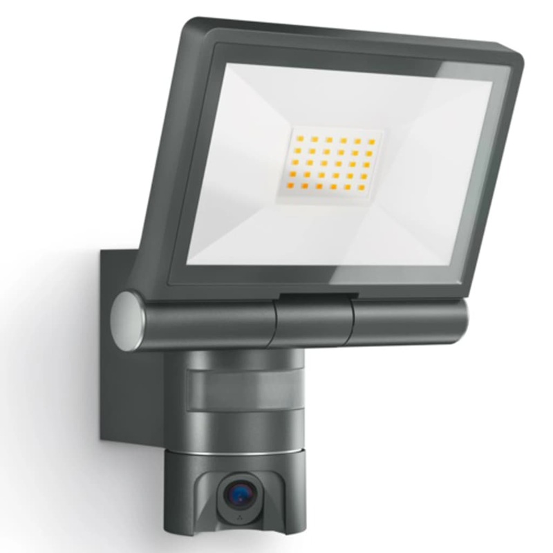 Steinel Outdoor Sensor Spotlight XLED CAM 1 Black