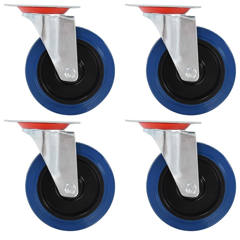 Berkfield 12 pcs Swivel Casters 125 mm