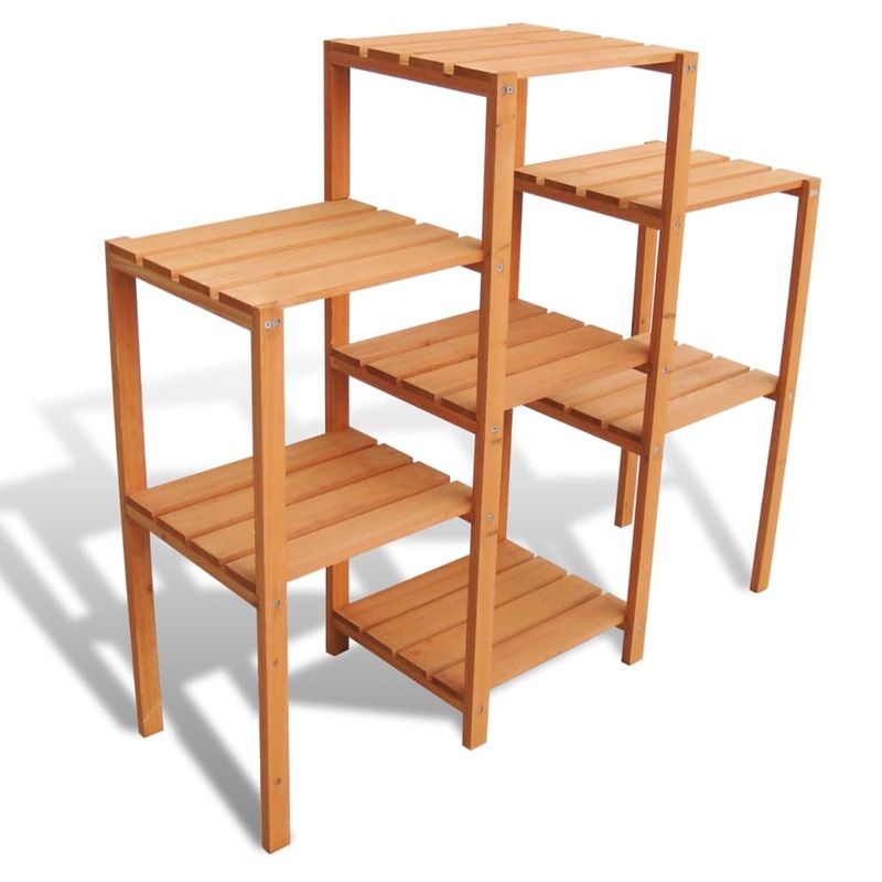 Berkfield Garden Plant Stand 97x31x87 cm Solid Fir Wood