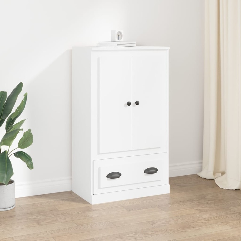 Berkfield Highboard White 60×35.5×103.5 cm Engineered Wood
