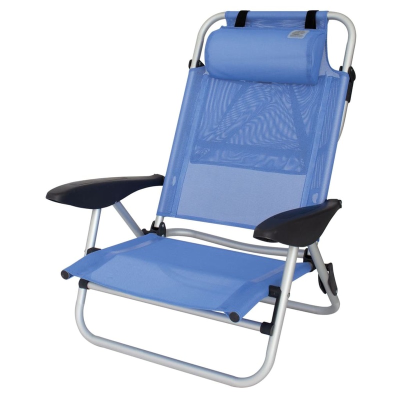 Eurotrail 2-in-1 Beach Chair Mallorca Dutch Blue