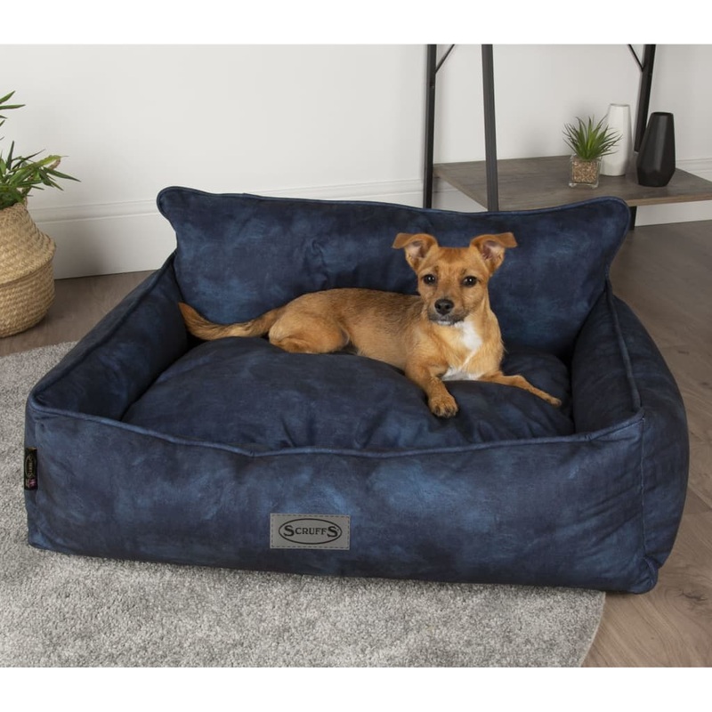 Scruffs & Tramps Dog Bed Kensington Size M 60×50 cm Navy