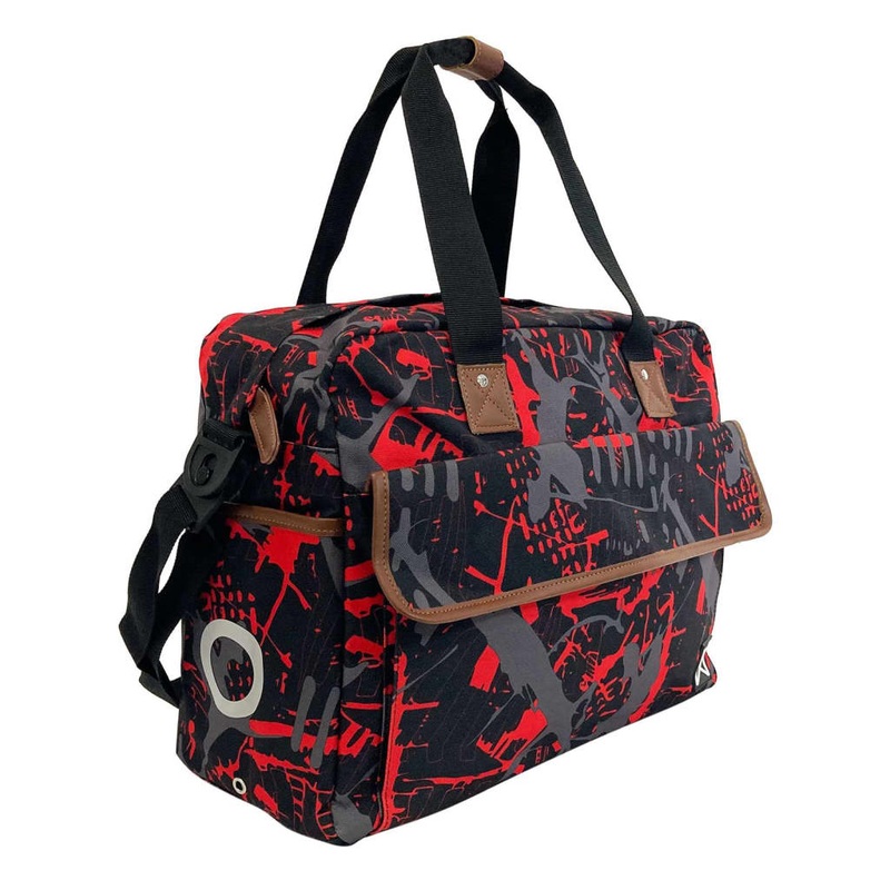 Willex Bicycle Pannier Fire 19 L Red and Black