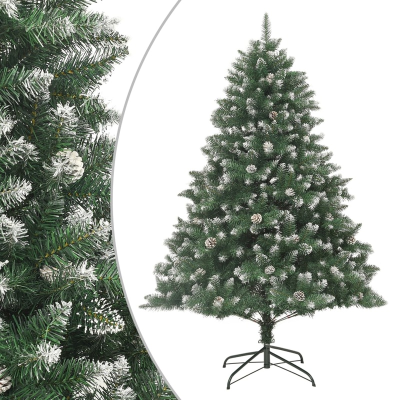 Berkfield Artificial Christmas Tree with Stand 180 cm PVC
