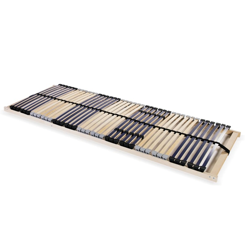 Berkfield Slatted Bed Base with 42 Slats 7 Zones 90×200 cm