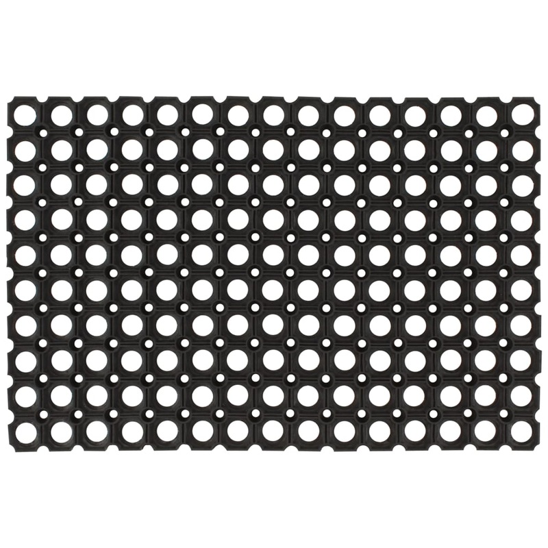 Berkfield 2 pcs Mats Rubber 16 mm 60×80 cm