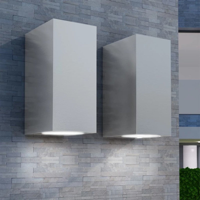 Berkfield Outdoor Up and Down Wall Lights 2 pcs