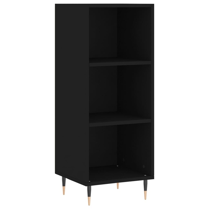 Berkfield Sideboard Black 34.5×32.5×90 cm Engineered Wood