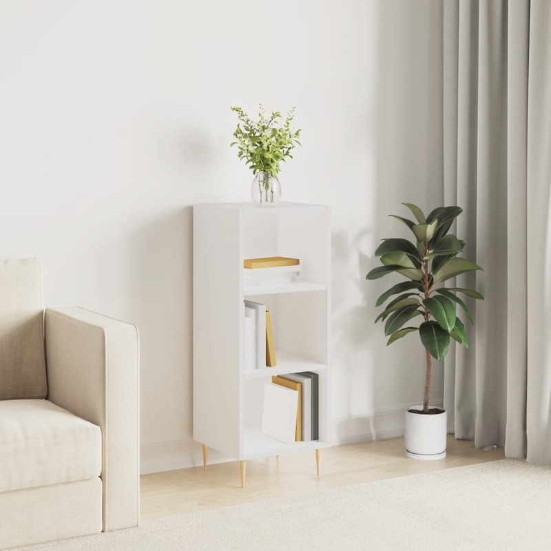 Berkfield Sideboard White 34.5×32.5×90 cm Engineered Wood