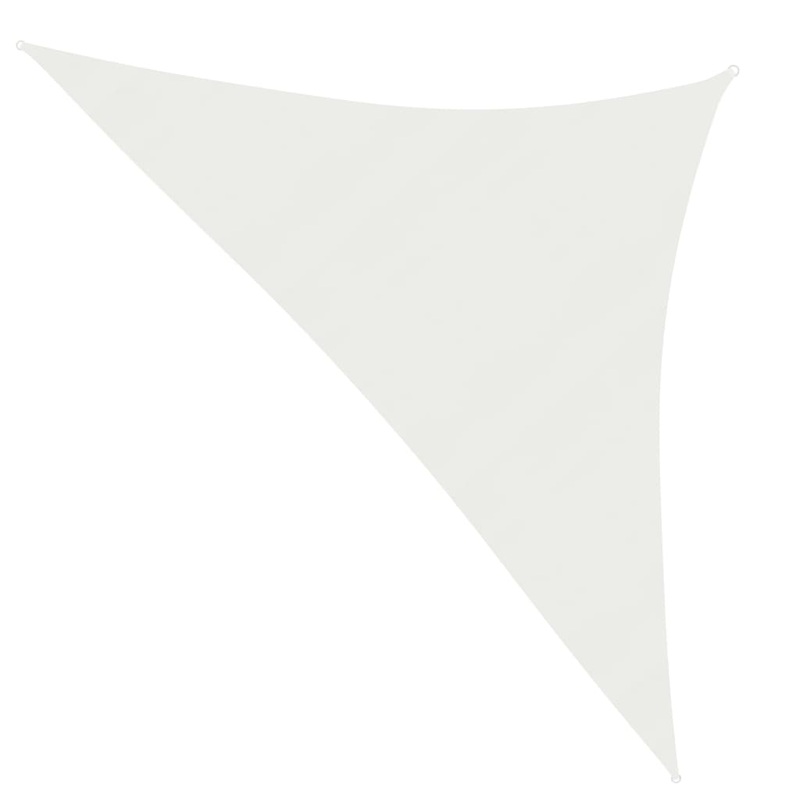 Berkfield Sunshade Sail 160 g/m__ White 3.5×3.5×4.9 m HDPE