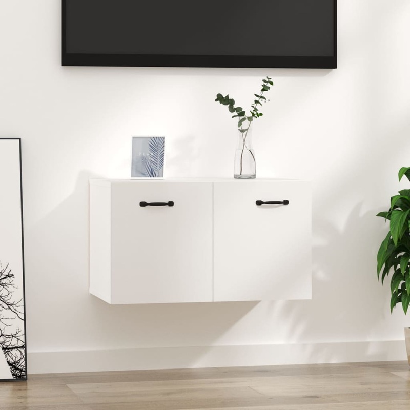 Berkfield Wall Cabinet White 60×36.5×35 cm Engineered Wood
