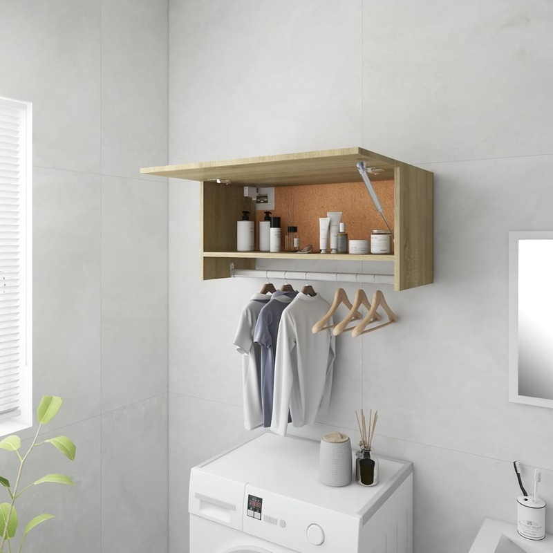 Berkfield Wardrobe Sonoma Oak 70×32.5×35 cm Engineered Wood