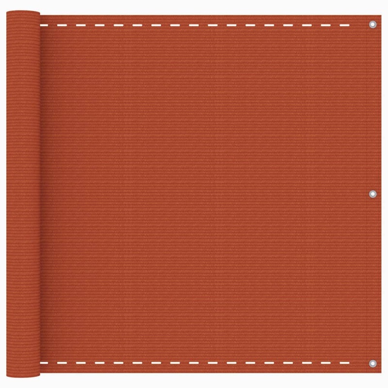 Berkfield Balcony Screen Orange 90×400 cm HDPE