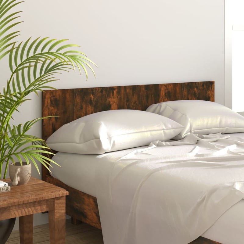 Berkfield Bed Headboard Smoked Oak 160×1.5×80 cm Engineered Wood