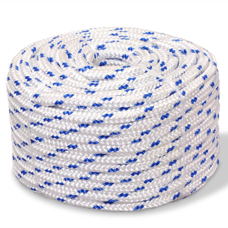 Berkfield Marine Rope Polypropylene 14 mm 50 m White