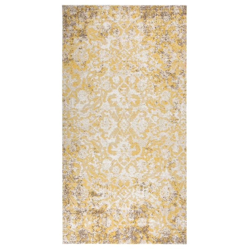 Berkfield Outdoor Rug Flatweave 80×150 cm Yellow