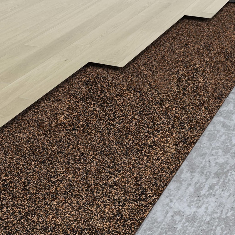 Berkfield Rubber Cork Roll__100x200 cm 5 mm