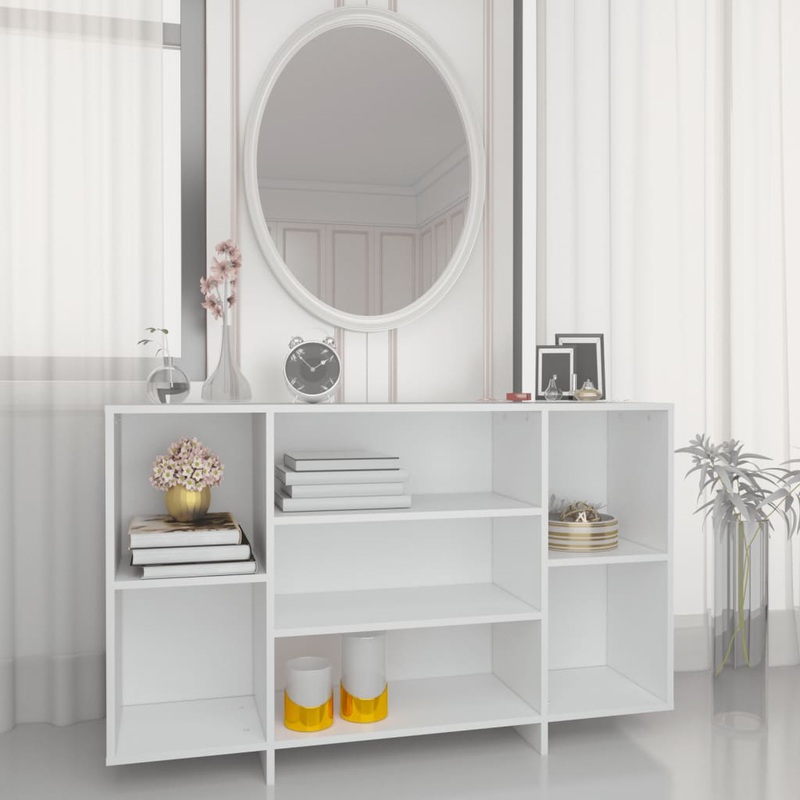 Berkfield Sideboard White 120x30x75 cm Engineered Wood