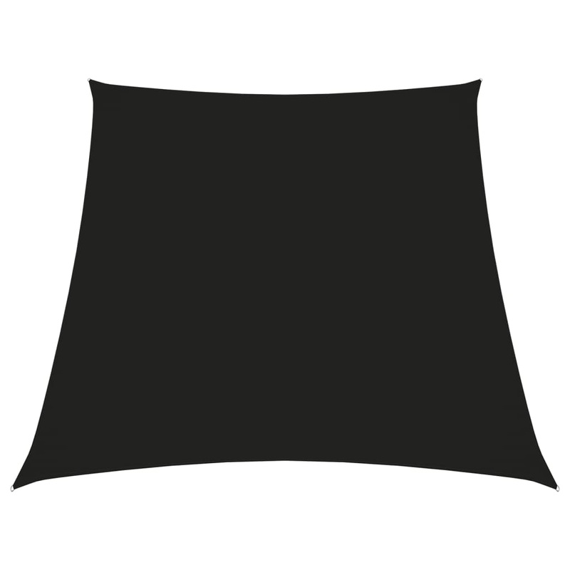 Berkfield Sunshade Sail Oxford Fabric Trapezium 3/4×3 m Black