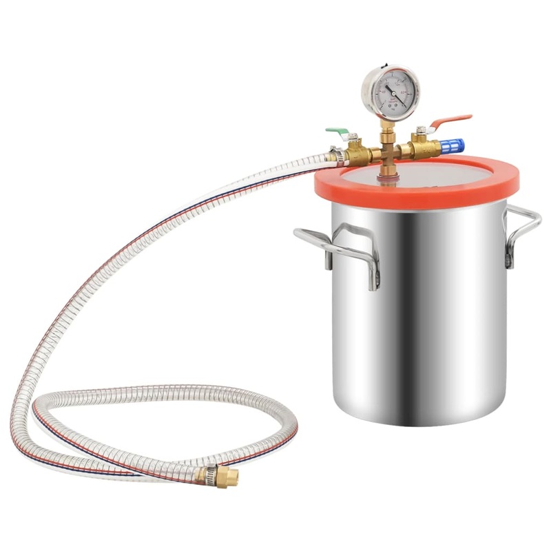 Berkfield Vacuum Chamber Stainless Steel 5.5 L