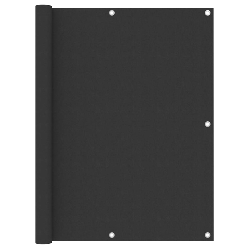 Berkfield Balcony Screen Anthracite 120×400 cm Oxford Fabric