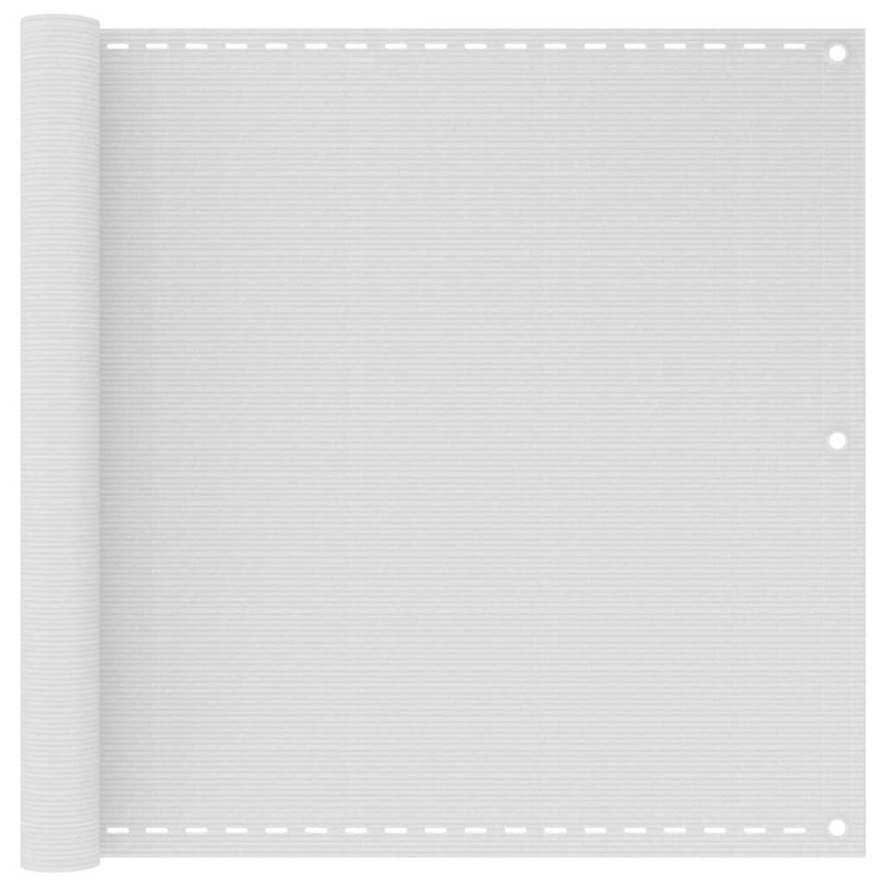 Berkfield Balcony Screen HDPE 90×400 cm White