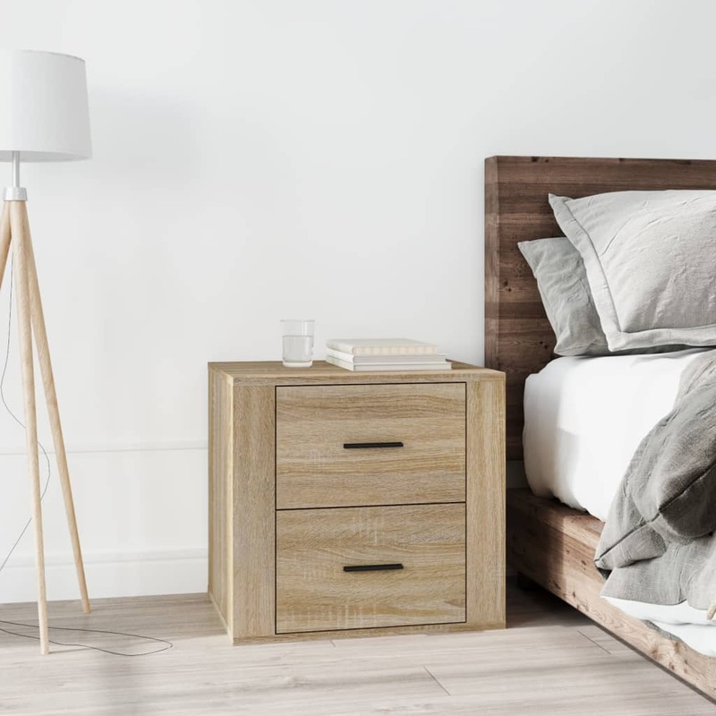 Berkfield Bedside Cabinet Sonoma Oak 50x39x47 cm