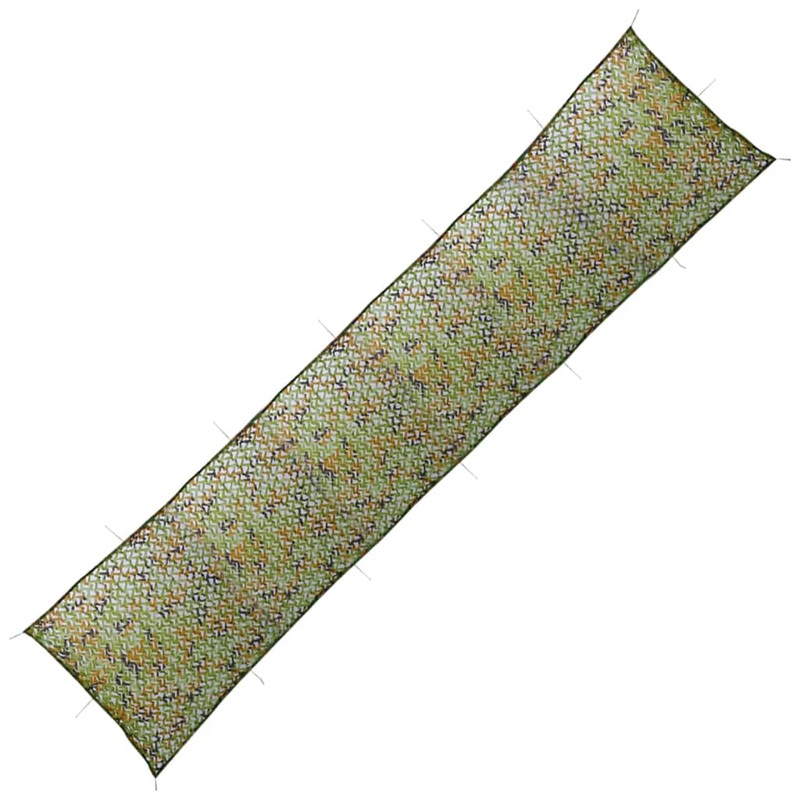 Berkfield Camouflage Net with Storage Bag 1.5×8 m Green